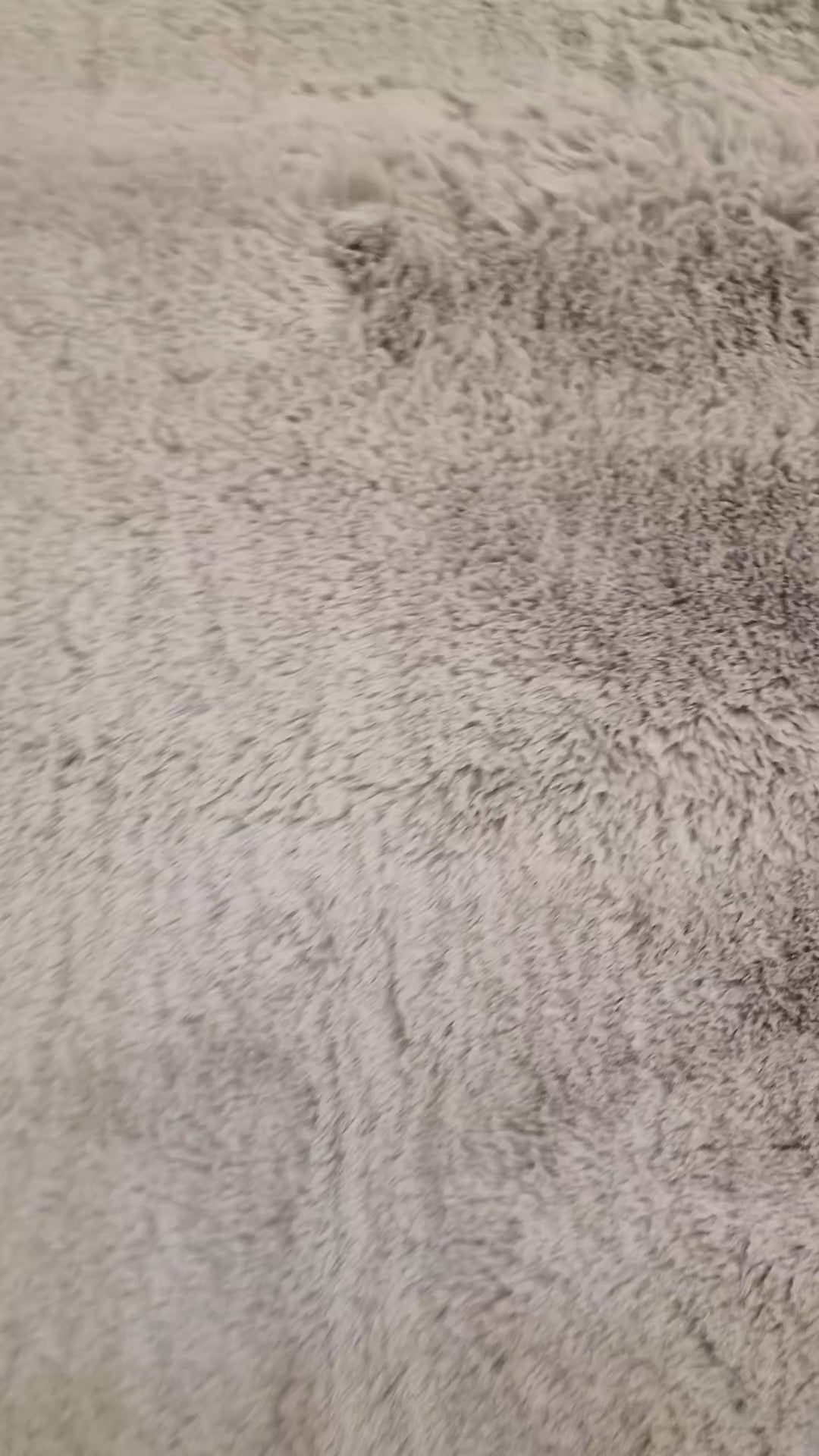 Στρογγυλό Γούνινο Χαλί Γκρι Συνθετικη Γούνα Bunny Royal Carpet 2.00X2.00