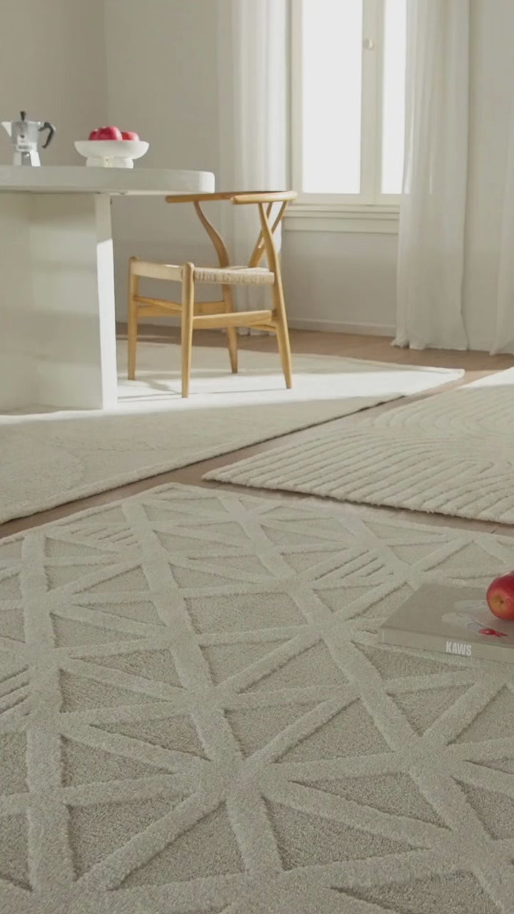 Μοντέρνο Χαλί Εκρού Cocoon 160Χ230 Royal Carpet (59614066)