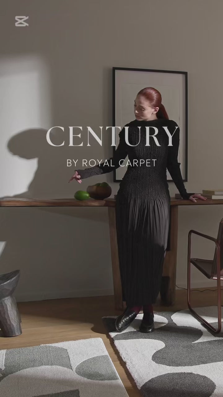 Μοντέρνο Χαλί Γκρι Century 240Χ300 Royal Carpet (486CGREY)