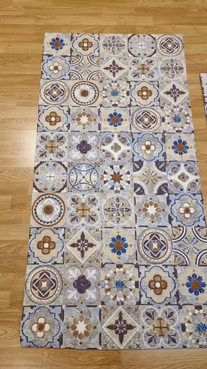 Χαλί Αντιολισθητικό Γκρι Canvas Royal Carpet 0.75X1.50