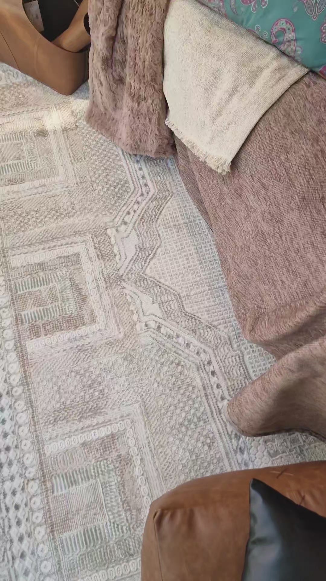 Vintage Χαλί Γκρι-Μπεζ Πολυεστερικό Allure Royal Carpet 1.40Χ2.00 (37601)