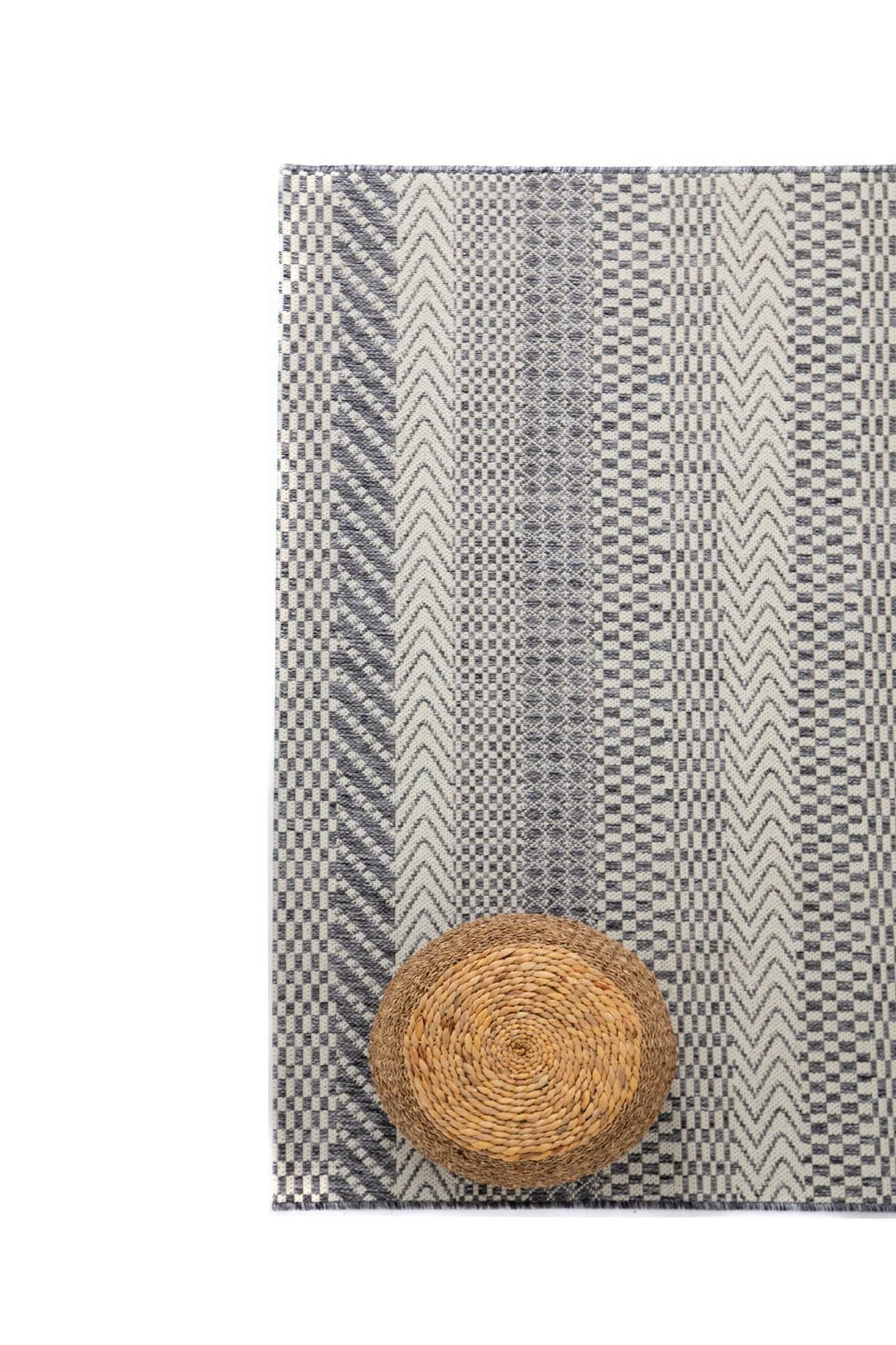 Ψάθινο Πατάκι Sand Γκρι Royal Carpet 0.67X2.00 (1002 N)
