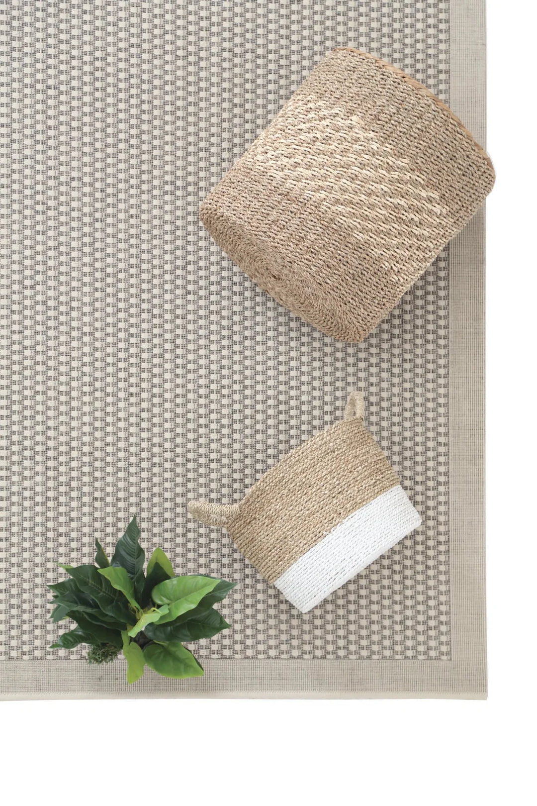 Ψάθινο Πατάκι Μπεζ-Γκρι Sand Royal Carpet 0.67X1.40 (1786I)
