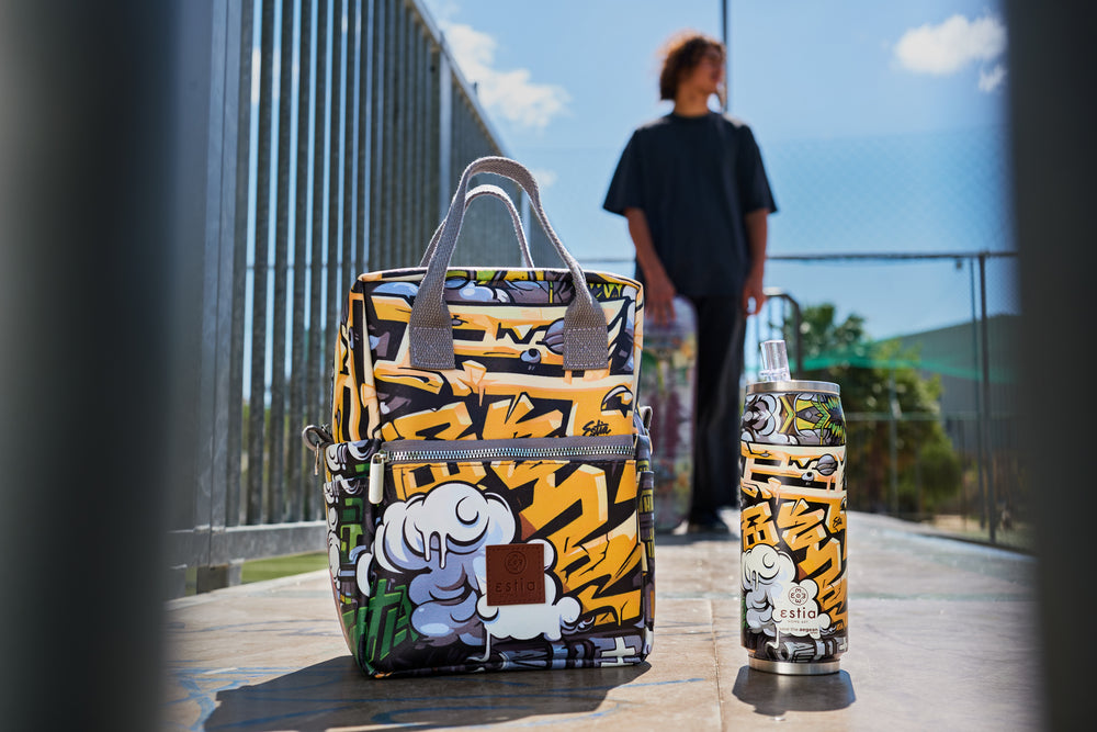 Estia Ποτήρι Θερμός Με Καλαμάκι Save The Aegean 500ml Με Γκράφιτι Graffiti Rhythm Travel Cup