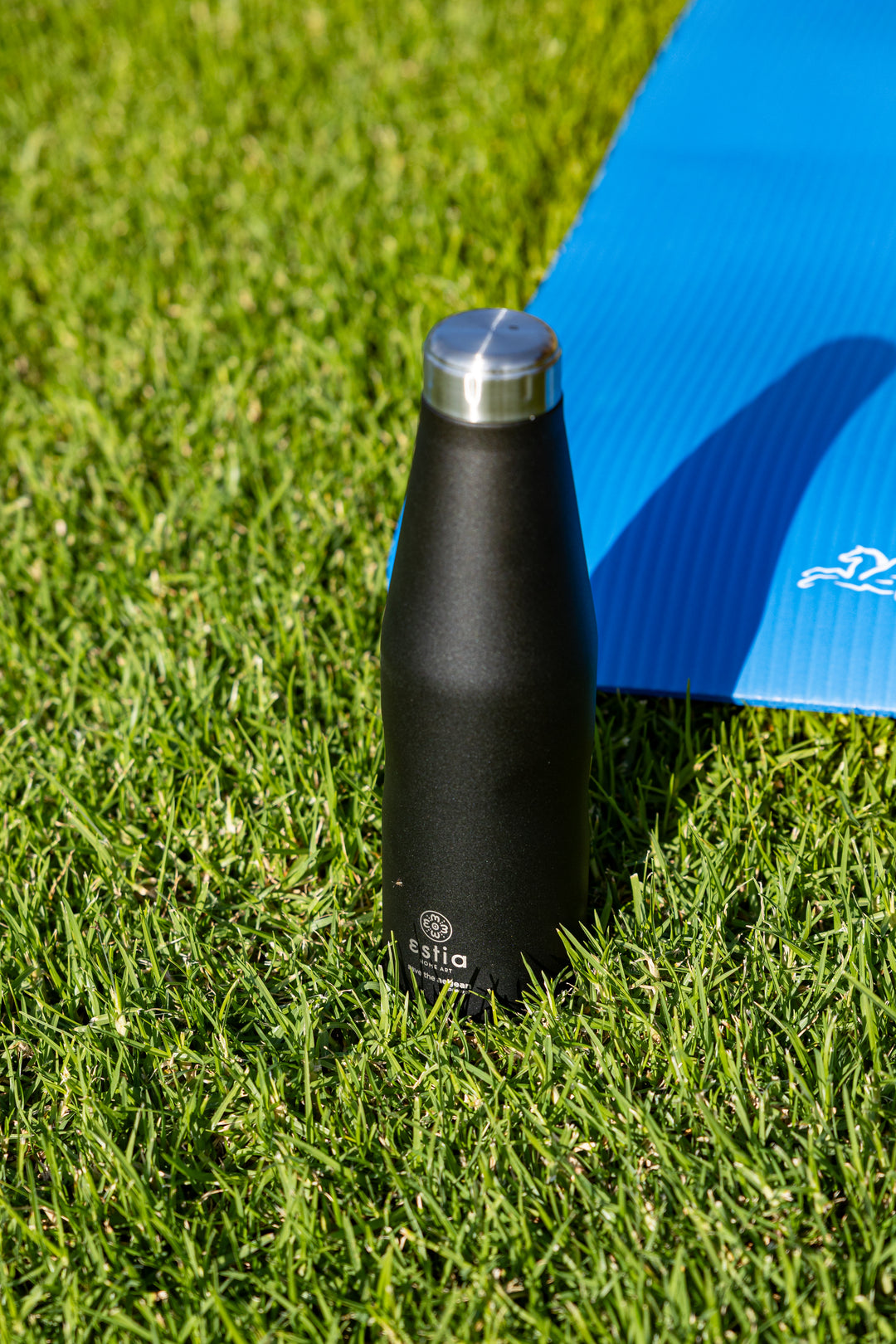 Estia Μπουκάλι Θερμός Save The Aegean Μαύρο Midnight Black Travel Flask