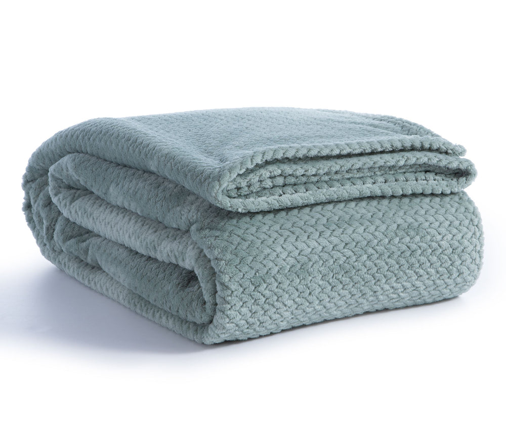 Κουβέρτα Fleece Πράσινη Worth Υπέρδιπλη 220Χ240 Nef-Nef Homeware