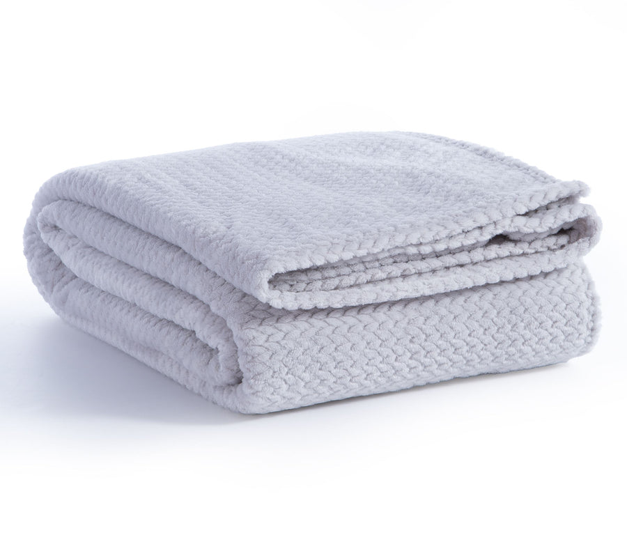 Κουβέρτα Fleece Γκρι Worth Μονή 160Χ220 Nef-Nef Homeware