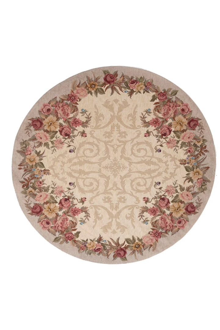 Χαλί Αντιολισθητικό Φλοράλ Μπεζ Canvas Classic Royal Carpet (822J)