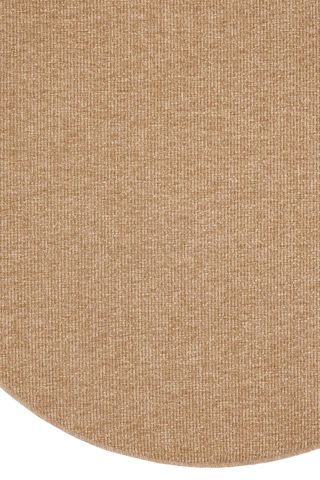 Ψάθινο Χαλί Στρογγυλό Μπεζ Avanos Royal Carpet 1.60X1.60 (7565)